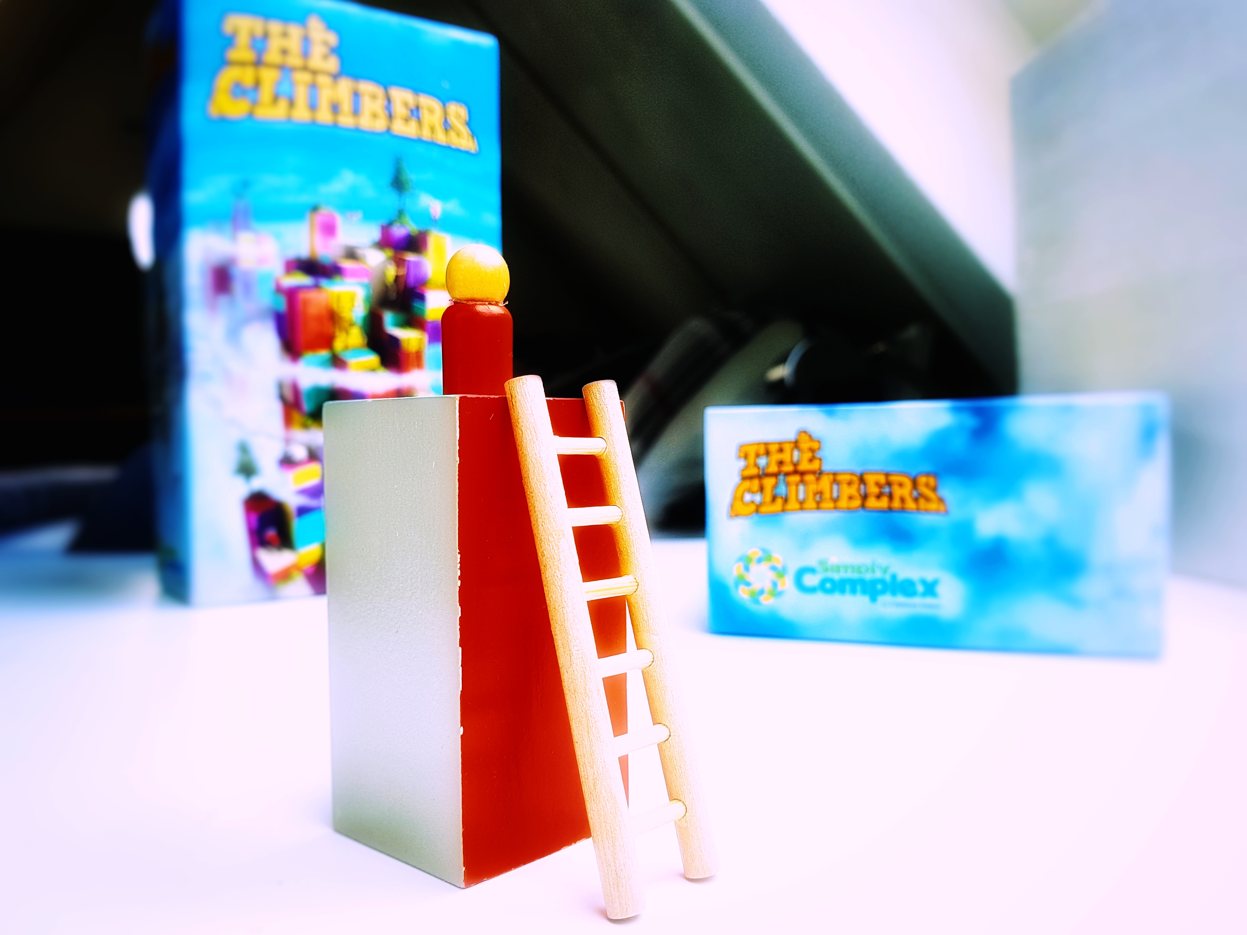 The Climbers by Capstone Games and Simply Complex blocks and wood
