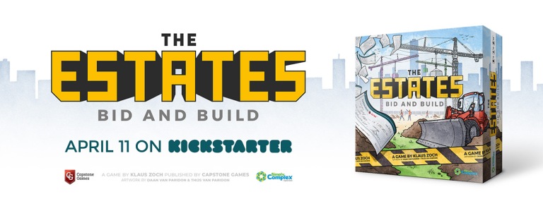 Kickstarter the Estates by Capstone games and Simply Complex